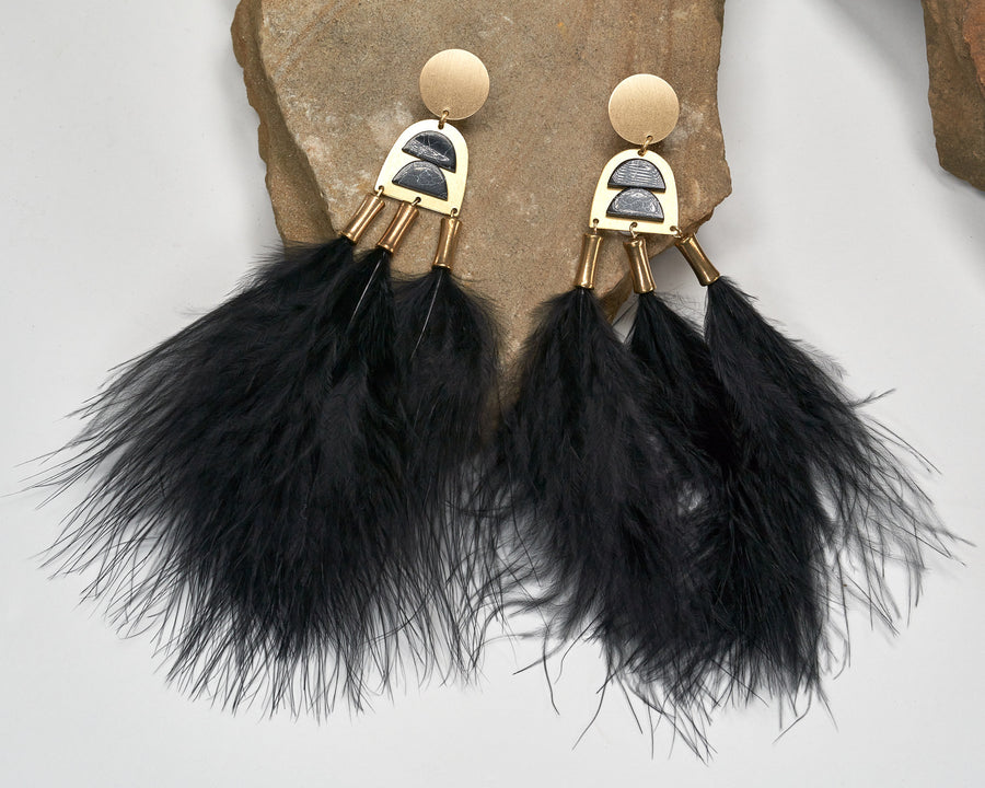Noire Goddess Earrings