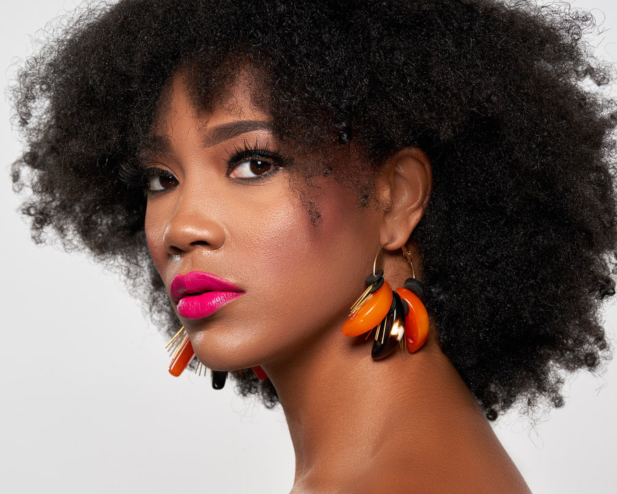 Amber Queen Hoops