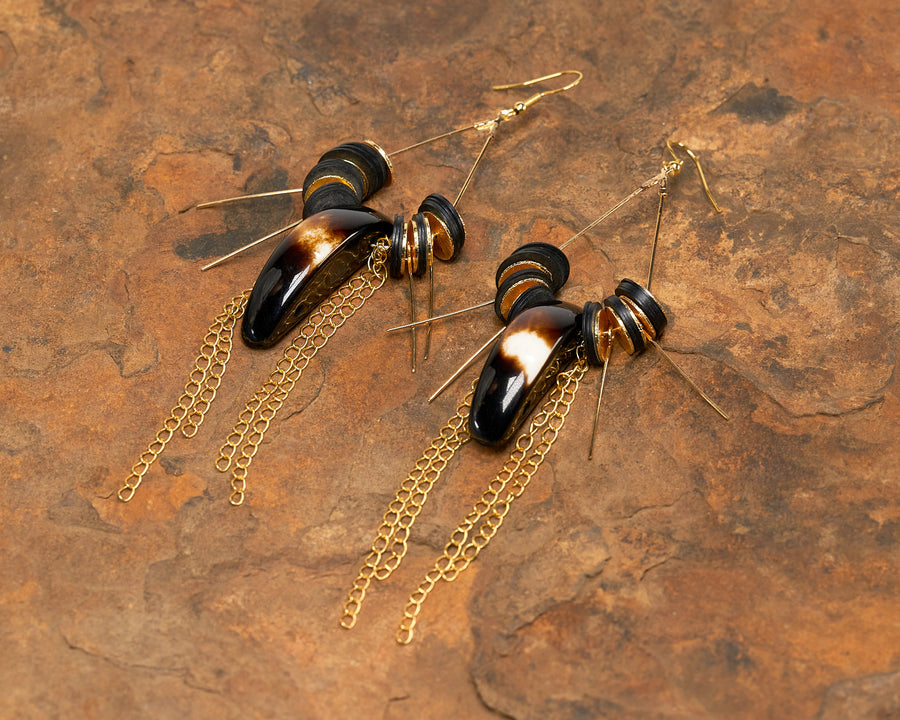 Noire Teardrop Pendants